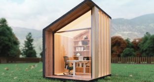 Il progetto si chiama Zen Work Pod, una capsula per lavorare anche in cortile o in giardino. 