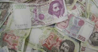Lira italiana ed euro contro il dollaro