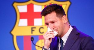 L'addio di Messi al Barcellona