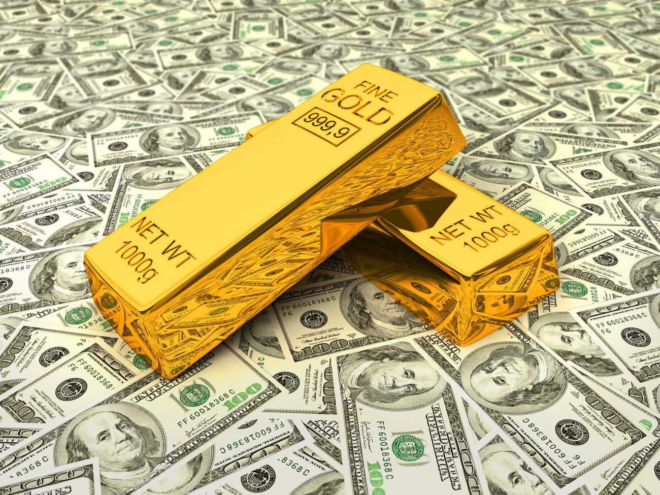 Record oro versus dollaro Usa