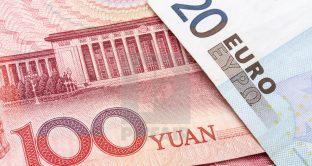 Cambio euro/yuan a -5% da inizio anno