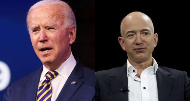 Bezos contro Biden sull'inflazione