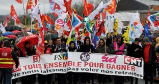 Sciopero in Francia contro la riforma delle pensioni
