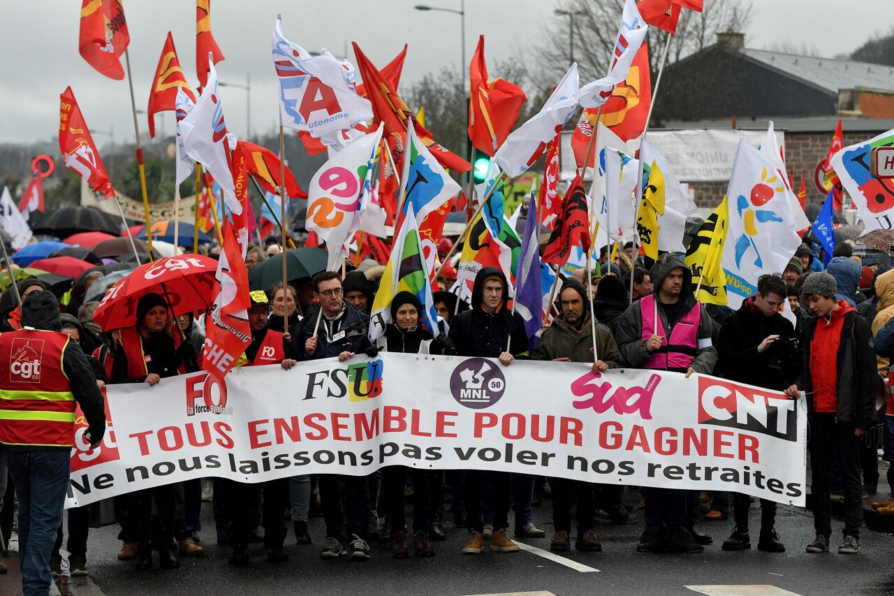 Sciopero in Francia contro la riforma delle pensioni