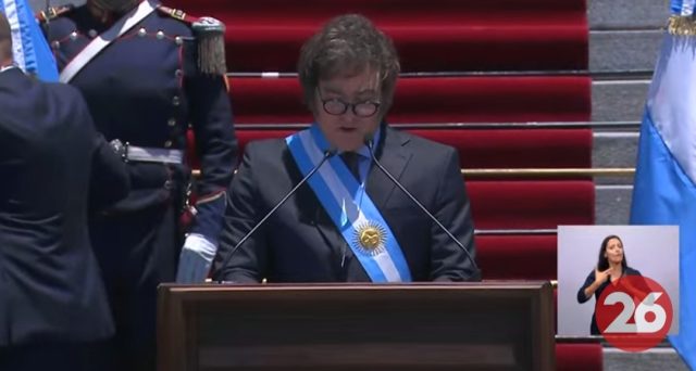 Primo discorso da presidente dell'Argentina di Javier Milei