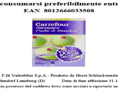 Marzapane Carrefour