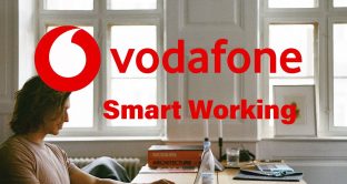 Sottoscritto accordo coi sindacati sullo smart working. Dipendenti Vodafone al lavoro da casa per l’80% del tempo. Previsti anche i ticket restaurant.
