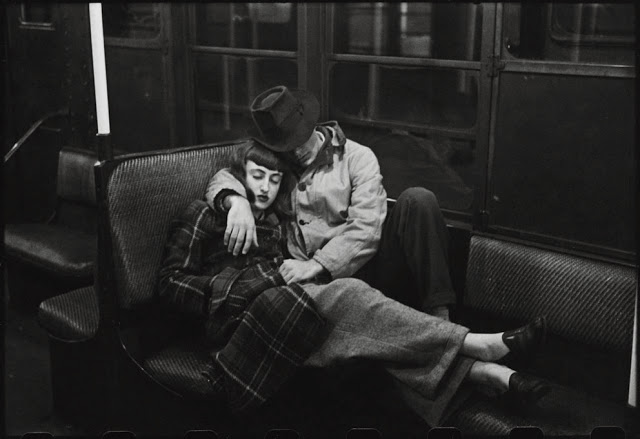 A Couple on Subway, 1946. Photo by Stanley Kubrick.jpg