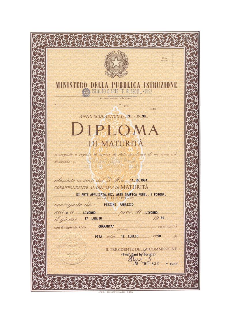 Diploma Maturita Da Compilare E Scaricare