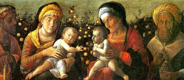 Sacra Famiglia e famiglia del Battista di Andrea Mantegna - Mantova
