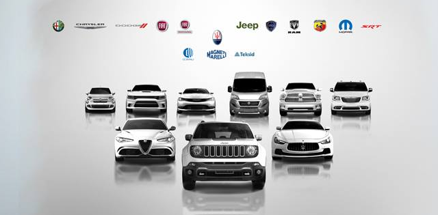 Alfa Romeo, Fiat, Jeep e Maserati
