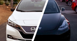 Tesla Model 3 e Nuova Nissan Leaf