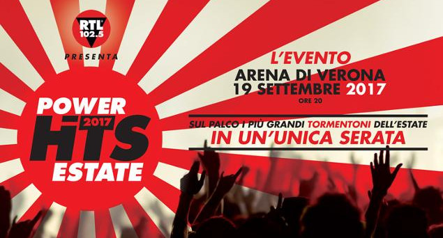 Power Hits - Estate 2017: la finale all'Arena di Verona, info su cantanti, prezzi dei biglietti e come seguirla in diretta. 