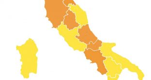 I colori di tutte le regioni d'Italia dopo il nuovo decreto.