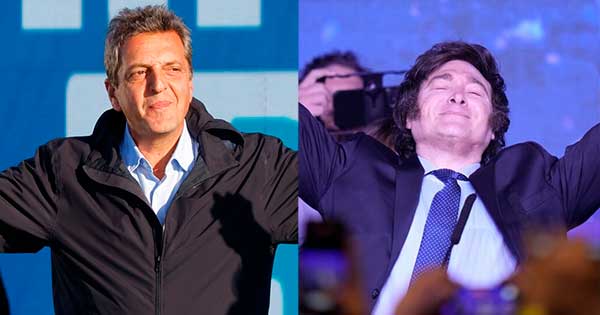 Bond Argentina giù dopo il primo turno delle elezioni presidenziali