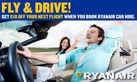 Volo più macchina: la nuova promozione Ryanair per chi vuole prenotare il pacchetto