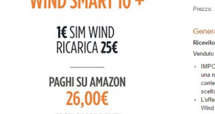 Ecco la super offerta per chi Passa a Wind giugno 2017 con 1000 minuti e 8 Gb di internet a 10 euro. Tale promozione si potrà acquistare anche  su Amazon, i dettagli.
