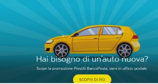 Ecco le super promozioni prestito BancoPosta Auto grazie alle quali sarà possibile acquistare un automobile sia essa nuova che usata. 