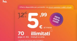 Dalla giornata di ieri, Ho.Mobile propone un'offerta galattica: promo con 70 Gb a 5,99 euro e costo di attivazione più sim card a 0,99 euro: i dettagli.