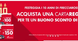 Ecco la super offerta Trenitalia per festeggiare i 10 anni di Frecciarossa e la promo per Natale 2019l