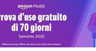 Anche Amazon festeggia il Festival della Canzone Italiana che ci sarà dal 4 all'8 febbraio con un grande regalo.