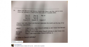 Un indovinello matematico sta facendo impazzire la rete: quando è il compleanno di Cheryl? Ecco la soluzione e la spiegazione del rompicapo. 