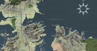 Avreste mai voluto avere sotto gli occhi la mappa di Westeros, continente dei Sette Regni nella saga di Game of Thrones? Ecco come fare.