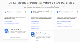 google privacy sicurezza