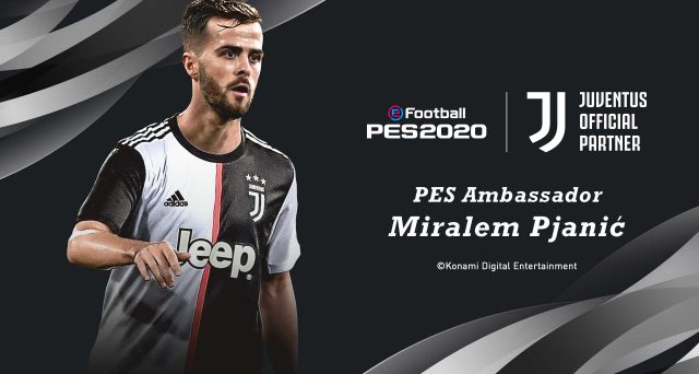 eFootball PES 2020 annuncia la partnership con la Juventus, Pjanic ambasciatore e Nedved leggenda.