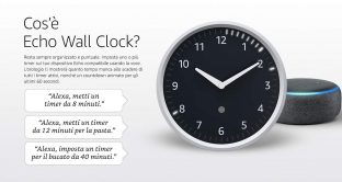 Arriva anche in Italia Echo Wall Clock, il nuovo orologio da parete che si connette ad Alexa.