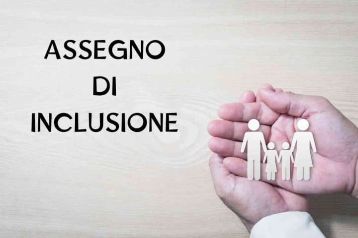 assegno inclusione pagamento ricarica