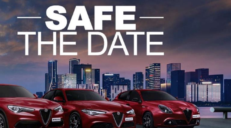 Dalla Giulia a Stelvio, passando per Giulietta, tutte le offerte auto Alfa romeo dal 20 al 25 luglio 2020. Promozione “Safe the Date”.