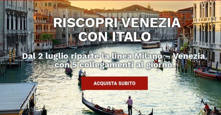 2 luglio 2020 è una data da segnare: riprenderanno delle linee ed Italo Treno lancerà nuove destinazioni: le info e le super offerte del momento grazie alle quali i bambini viaggeranno gratis.