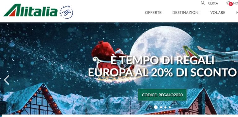 Ecco le super offerte delle compagnie aeree Alitalia e Ryanair da cogliere a volo in occasione del Natale 2019.