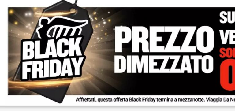 Per scacciare la crisi: Ryanair lancia offerte low cost Black Friday e Aer Lingus sconti sul bagaglio fino al 90%.