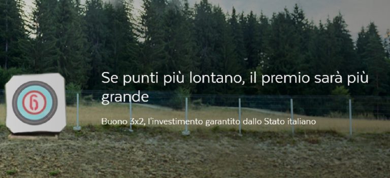 Info e caratteristiche buoni fruttiferi postali 3x2 di Poste Italiane.