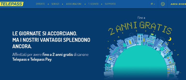 Le offerte di Telepass a dicembre 2019: ecco cosa fare per avere due anni di canone gratis.