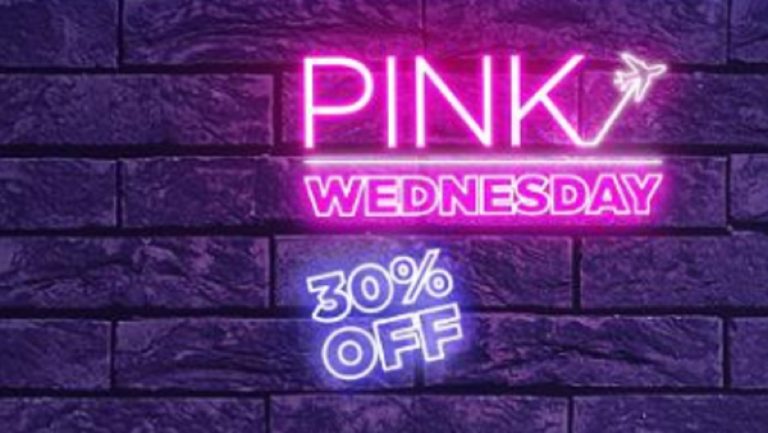 Offerta Ryanair per voli natalizi con sconti fino al 20% e quella della compagnia aerea low cost Wizzair Pink Wednesday con il 30% sconto sui voli selezionati.