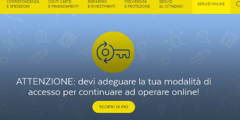 Anche oggi 17 settembre molti utenti non riescono ad accedere ai servizi di Poste Italiane da sito e dalla app.