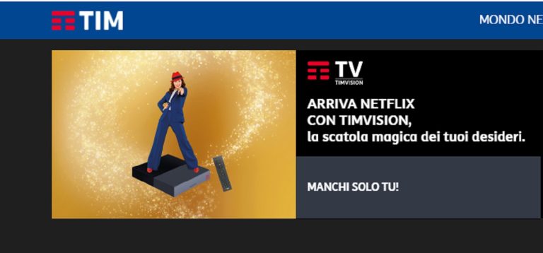 Arriva il connubio tra TimVision e Netflix con una magica offerta: ecco i costi.