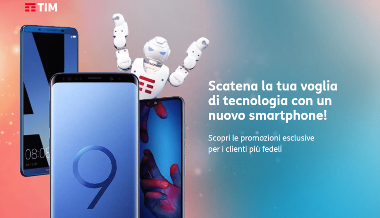 Arrivano le offerte smartphone con Tim, regalane di Natale.