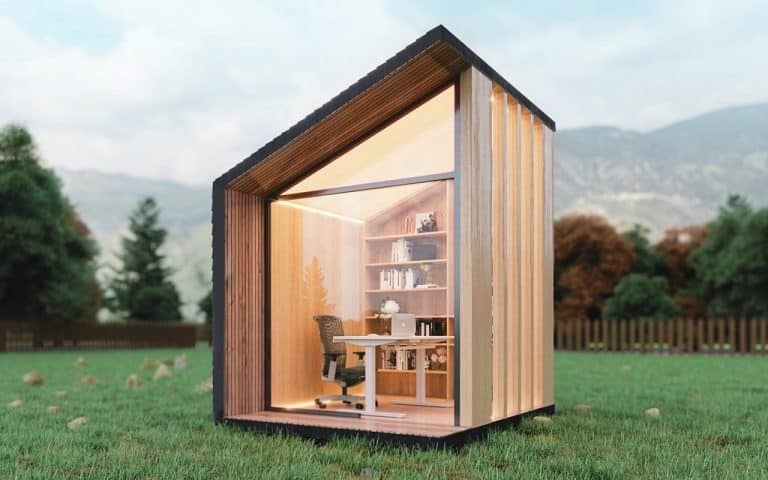 Il progetto si chiama Zen Work Pod, una capsula per lavorare anche in cortile o in giardino.