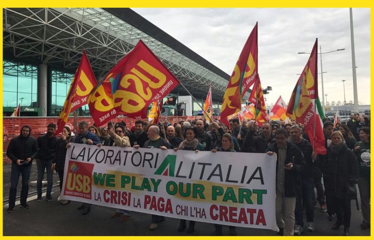 Soldi in cassa finiti per Alitalia.Intanto l’Inps non paga la Cig ai dipendenti per via di cavilli burocratici.