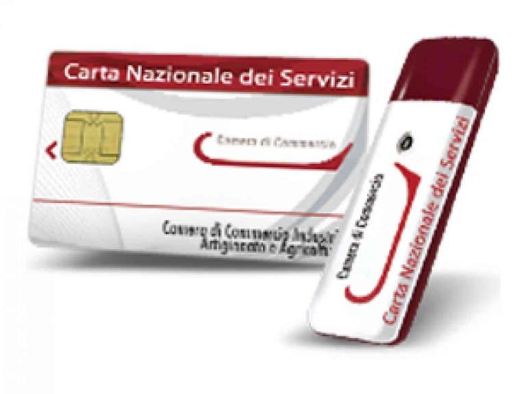 La Carta Nazionale dei Servizi è un documento di identità digitale che permette di accedere a tutti i servizi della Pubblica Amministrazione. Viene rilasciato dalle Camere di Commercio.