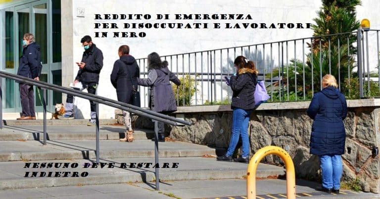 Un reddito di emergenza per aiutare anche coloro che, disoccupati o lavoratori in nero, restano esclusi dai sussidi già previsto dal governo nell'emergenza Coronavirus