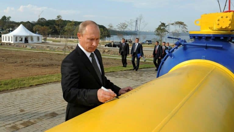 Taglio del gas russo in Europa