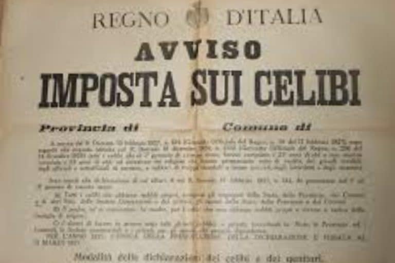 In Italia si fanno pochi figli e la crisi demografica mina la tenuta delle pensioni. Qualcuno pensa di tassare i single come ai tempi di Mussolini.