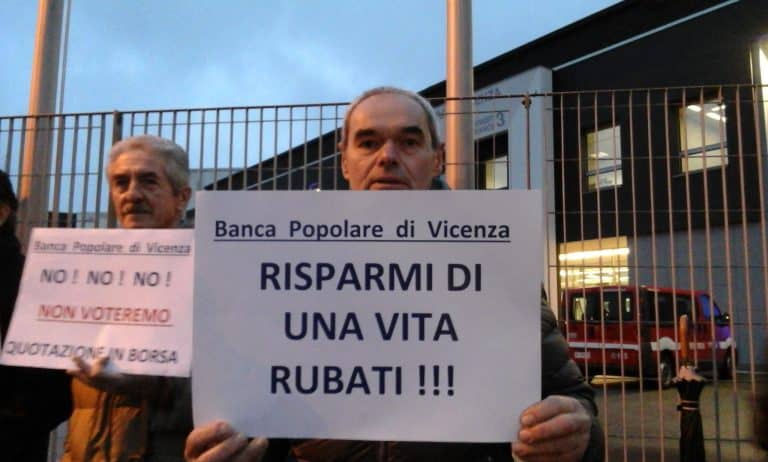 Intervista a un investitore che ha perso gran parte dei soldi in bond subordinati delle due banche venete