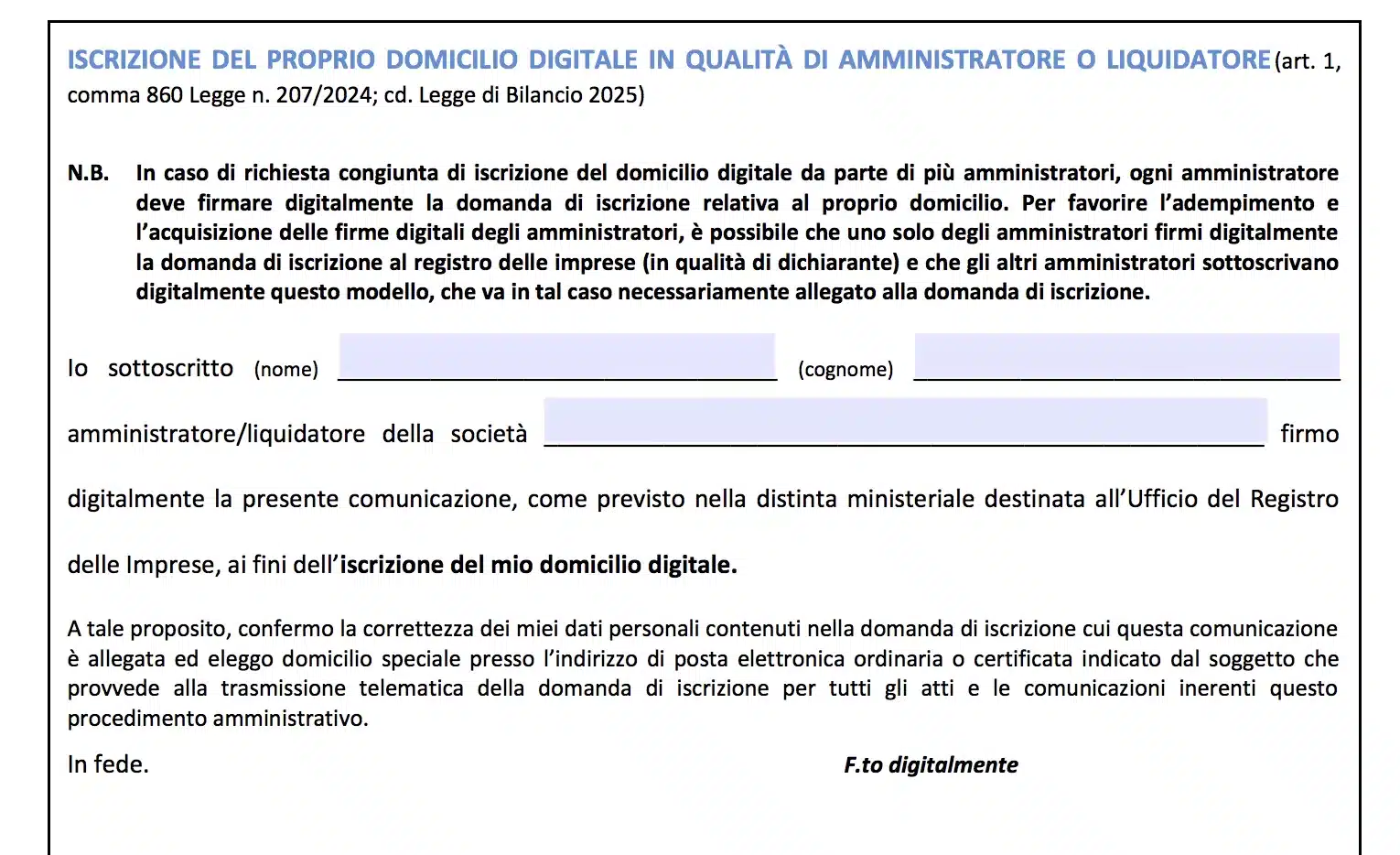 Comunicazione PEC degli amministratori. Quali sanzioni rischia la società?