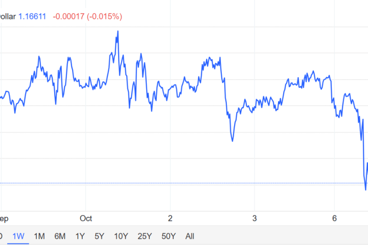 Euro giù sulla crisi in Francia